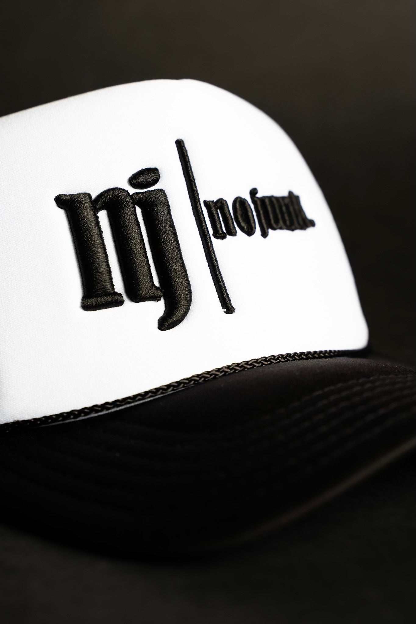 NOJUNK Black Trucker Hat