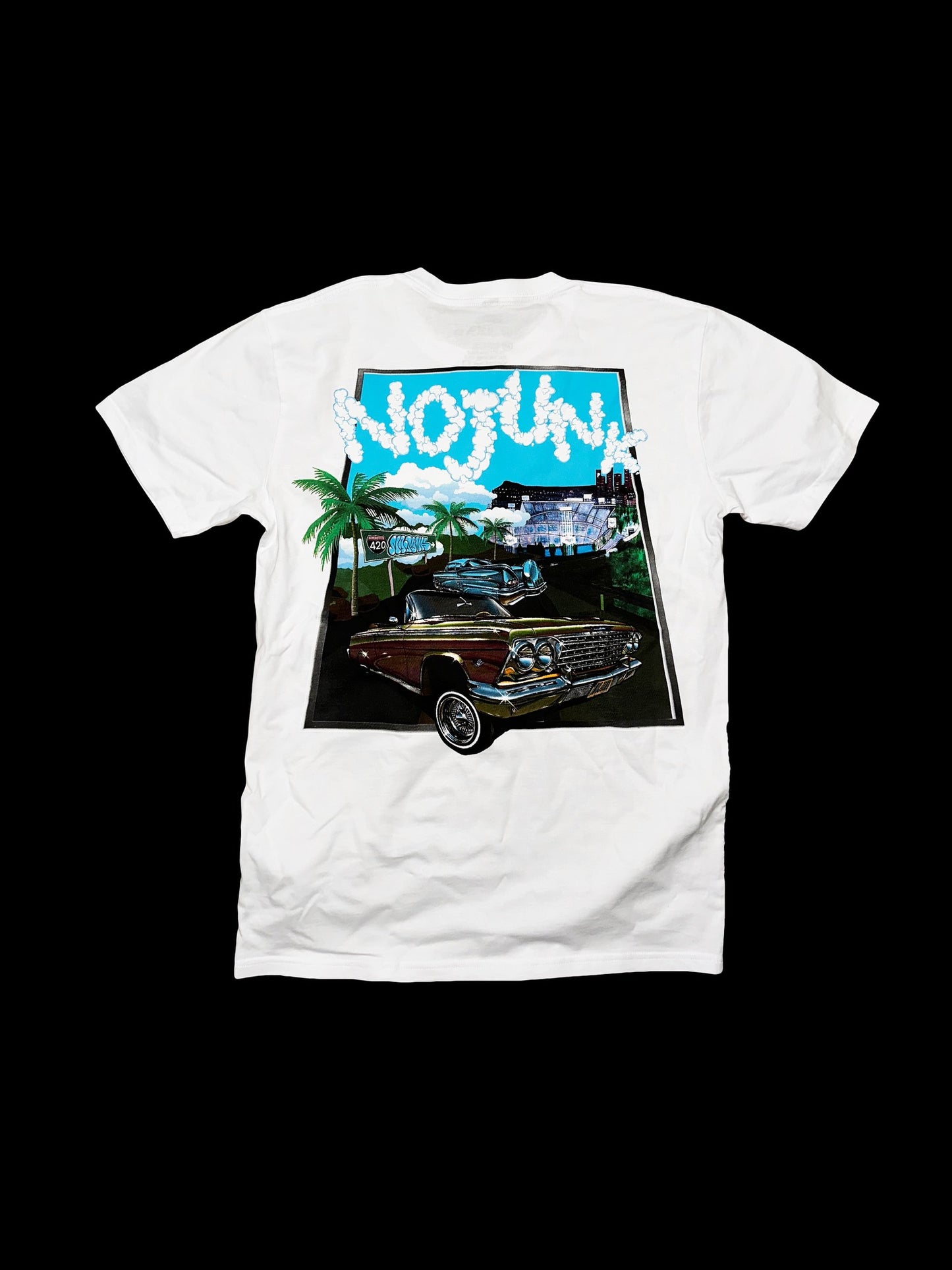 NOJUNK LOWRIDER WHITE TEE