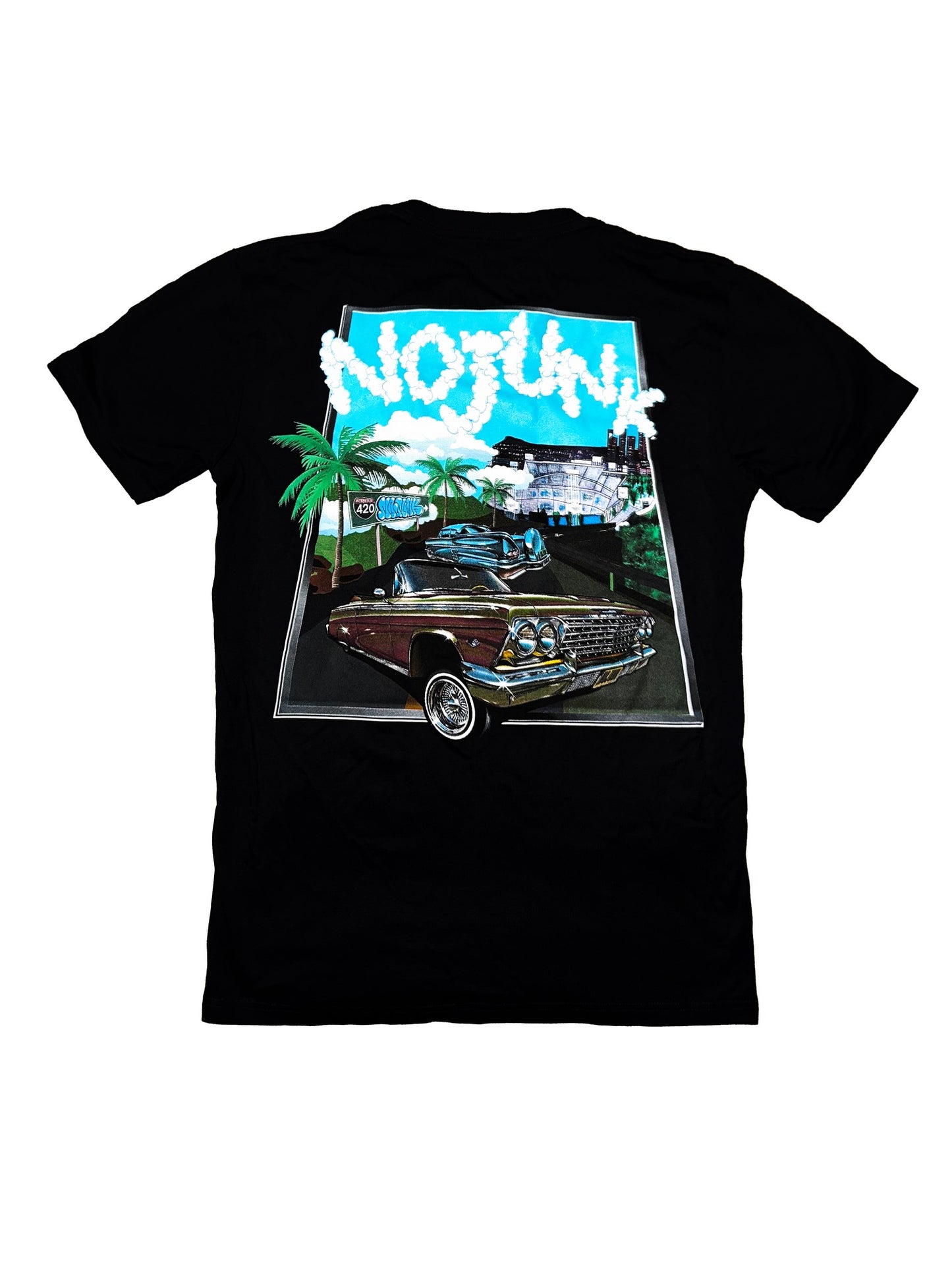 NOJUNK LOWRIDER BLACK TEE