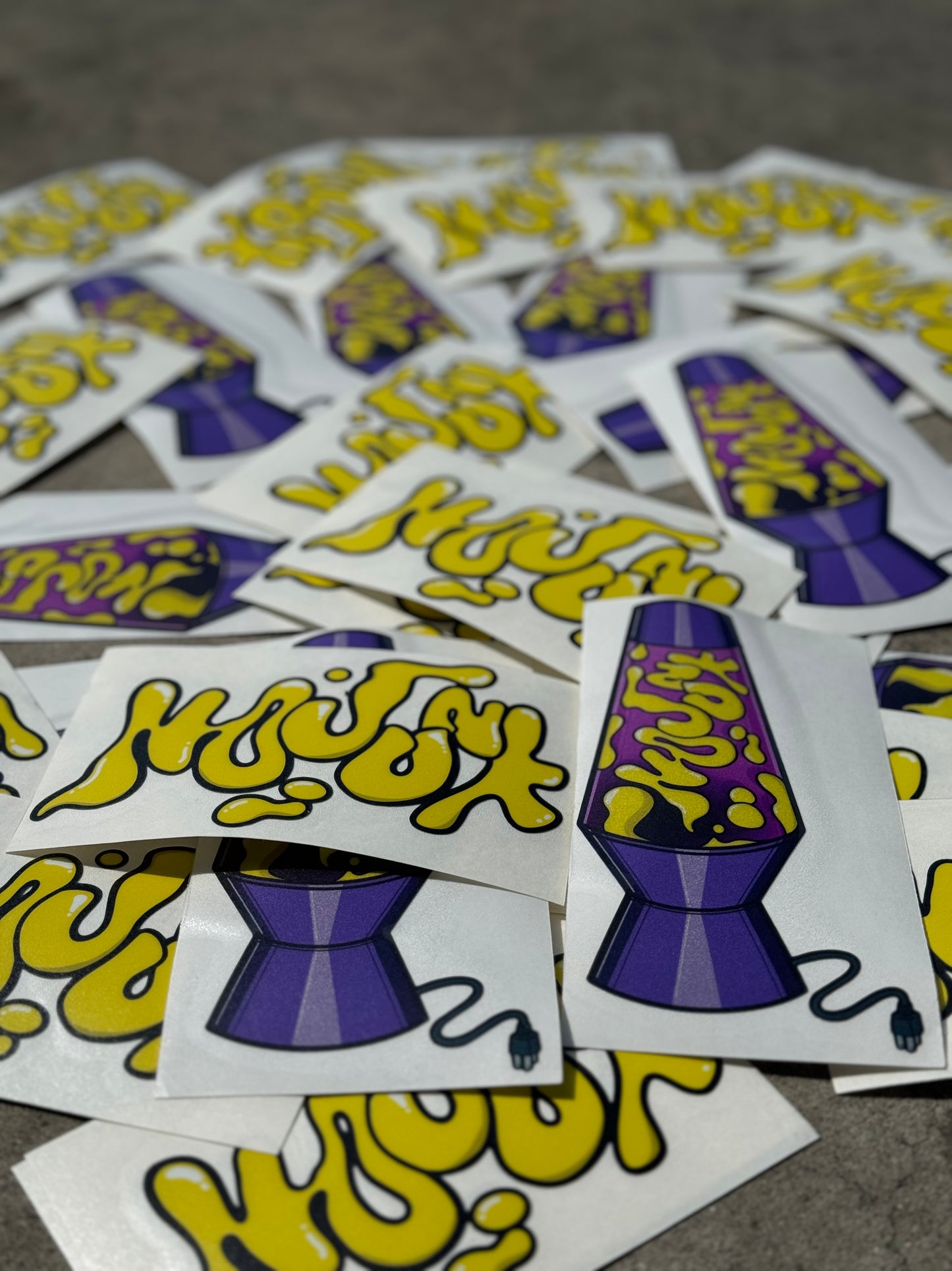 NOJUNK LAVA HOLOGRAM STICKER PACK