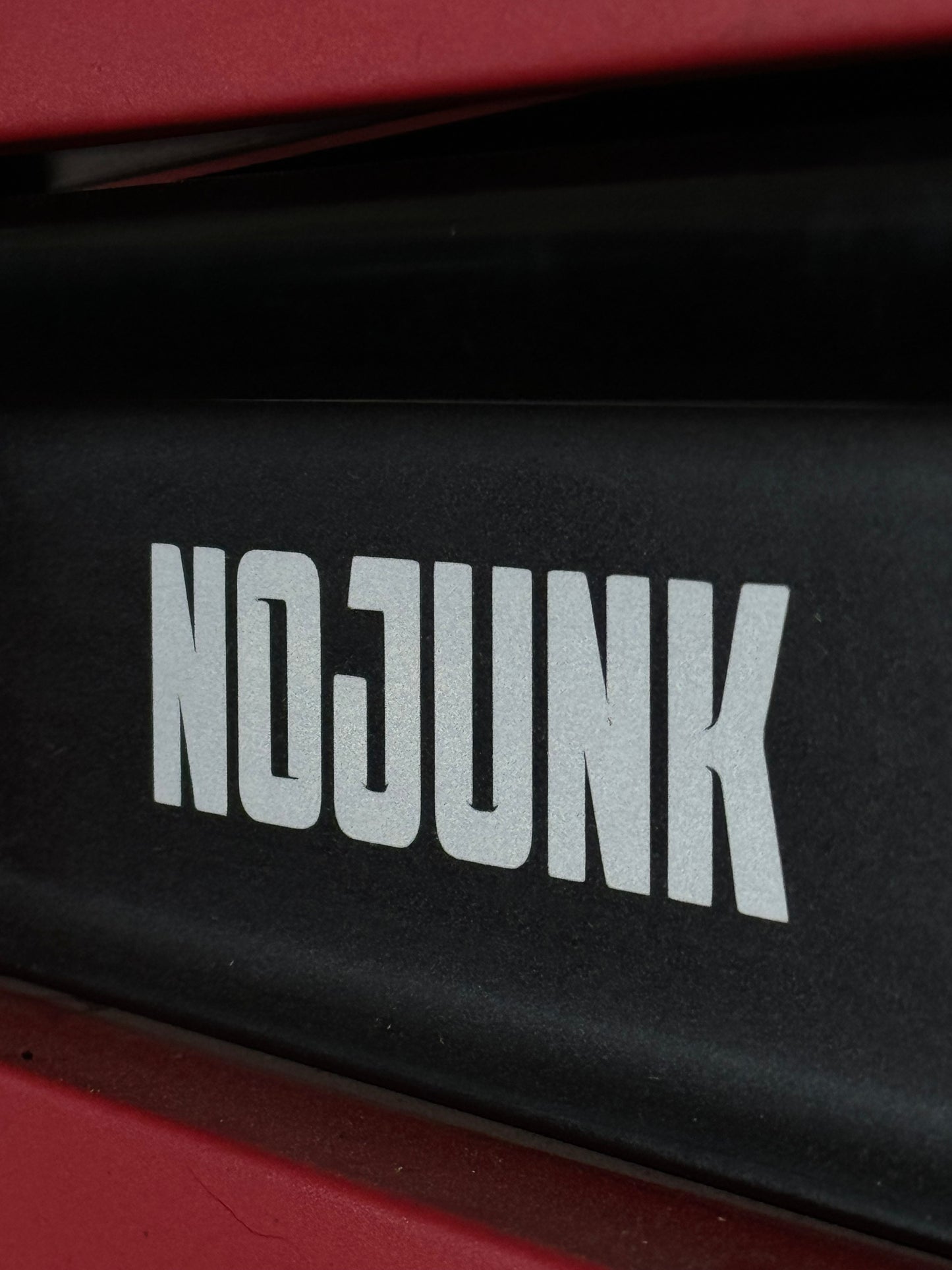 NOJUNK "Reflective" Vinal sticker