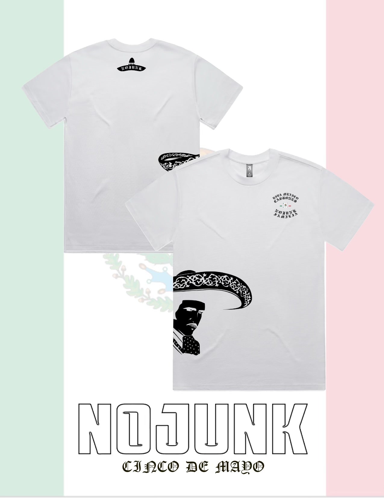 CHENTE NOJUNK TEE "white"