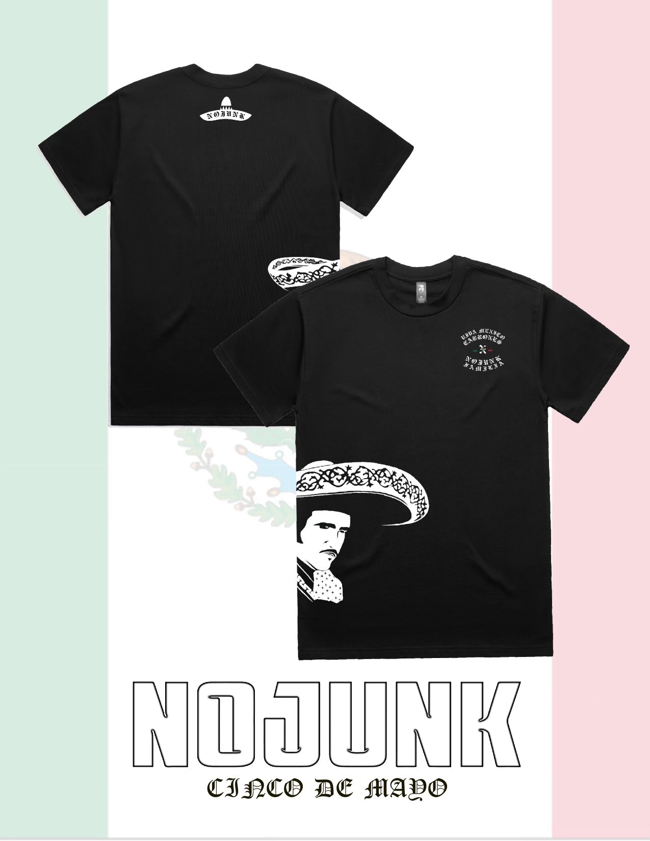 CHENTE NOJUNK TEE "black"